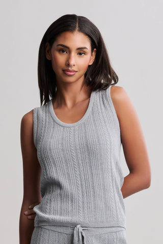 CozyChic Ultra Lite Cable Knit Tank