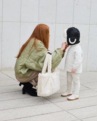Ushuaia Tote Arctic White Faux Fur