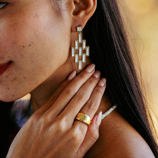 Cleopatra Ring Band Gold