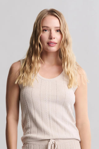 CozyChic Ultra Lite Cable Knit Tank