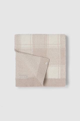 CozyChic Cotton Buffalo Plaid Scarf Stone Multi