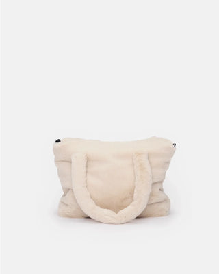 Ushuaia Tote Arctic White Faux Fur