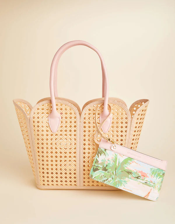 Splash Cane Small Beach Tote Coastal Dreams