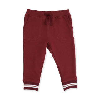 Varsity French Terry Jogger Pant Maroon