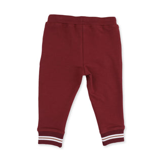 Varsity French Terry Jogger Pant Maroon