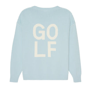 Riley Crewneck Sweater Golf Stacked Blue