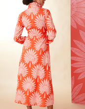 Load image into Gallery viewer, Marianne Linen Shirt Dress Callawassie Palmetto Red