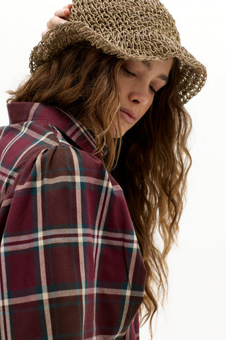 Claire Cotton Twill Shirt Jasper Checks