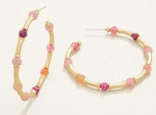 Calm Waters Hoop Earrings