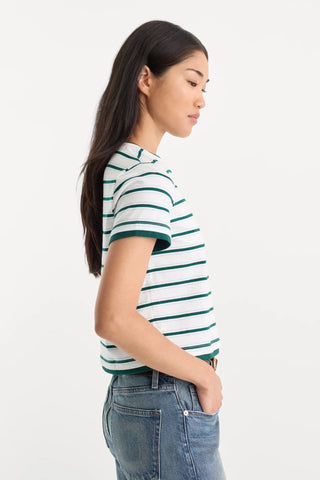 Layered Tee Forest Stripe