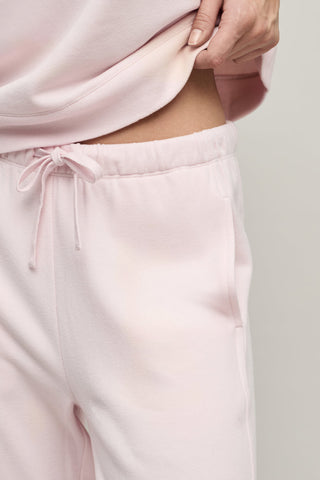 Brushed Fleece Seamed Ankle Pant