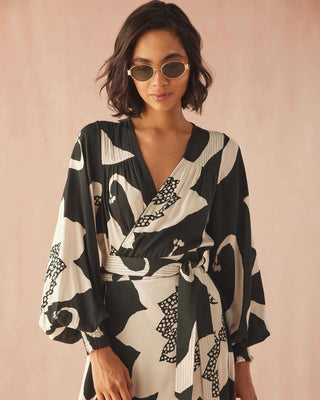 Lorelei Wrap Dress Audrey Nocturne Audnoc