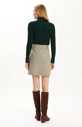 Cotton Cashmere Turtleneck Ponderosa Pine