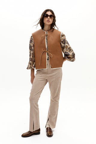 Gaia Poplin Shirt Paisley Morning