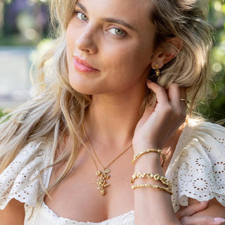 Meadow Flowers Petit Cuff Gold