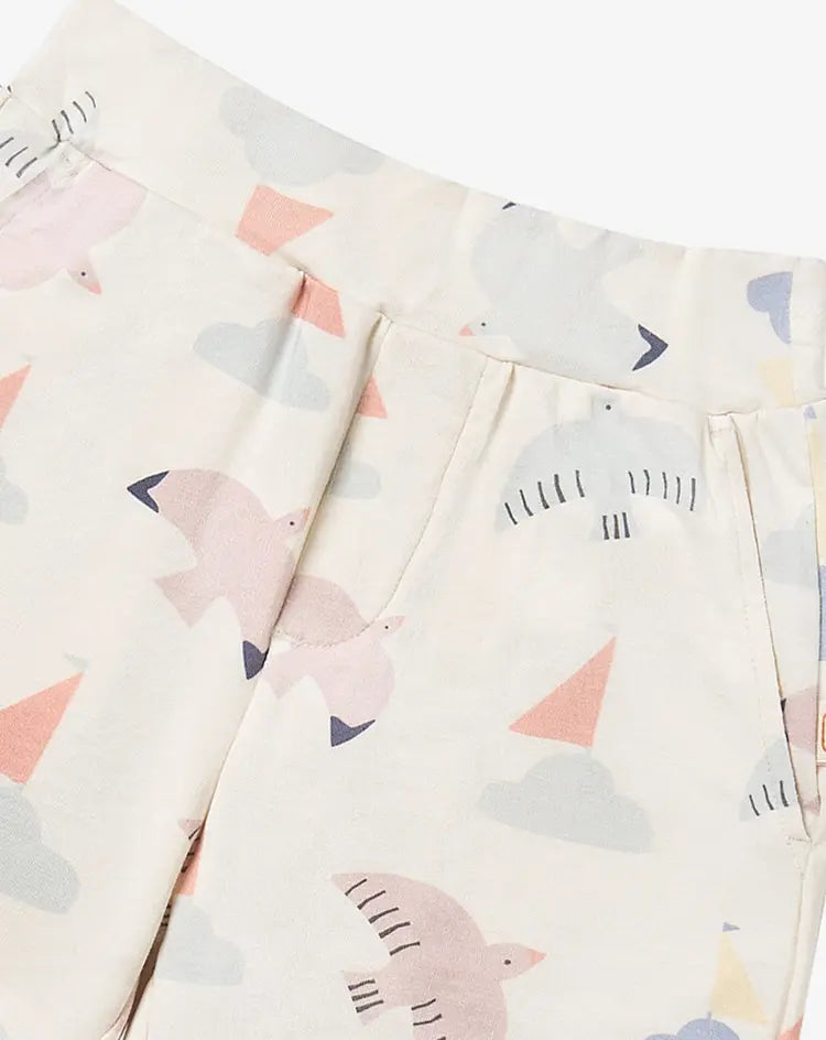 French Terry Patterned Shorts