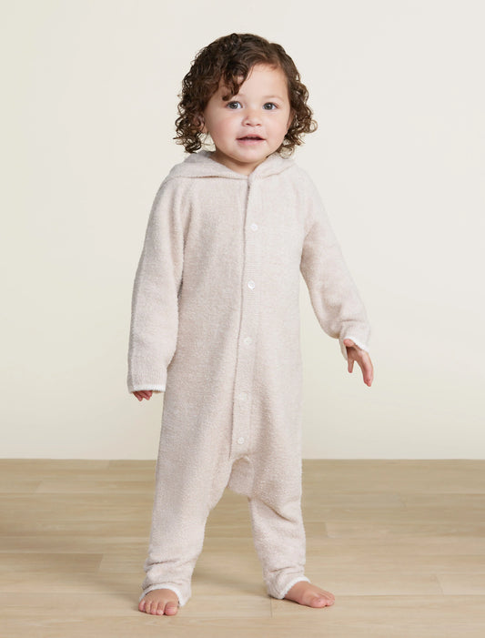 CozyChic Lite® Hooded Onesie Stone/Cream