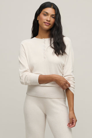 CozyChic Ultra Lite Scallop Dolman Henley