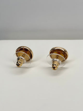 White Gold Stud Earrings