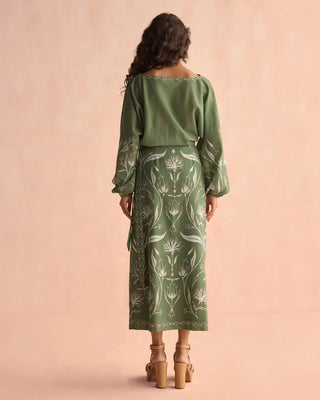 Verde Blouse Luciana Artichoke