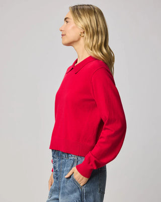 Phoebe Polo Sweater Rouge