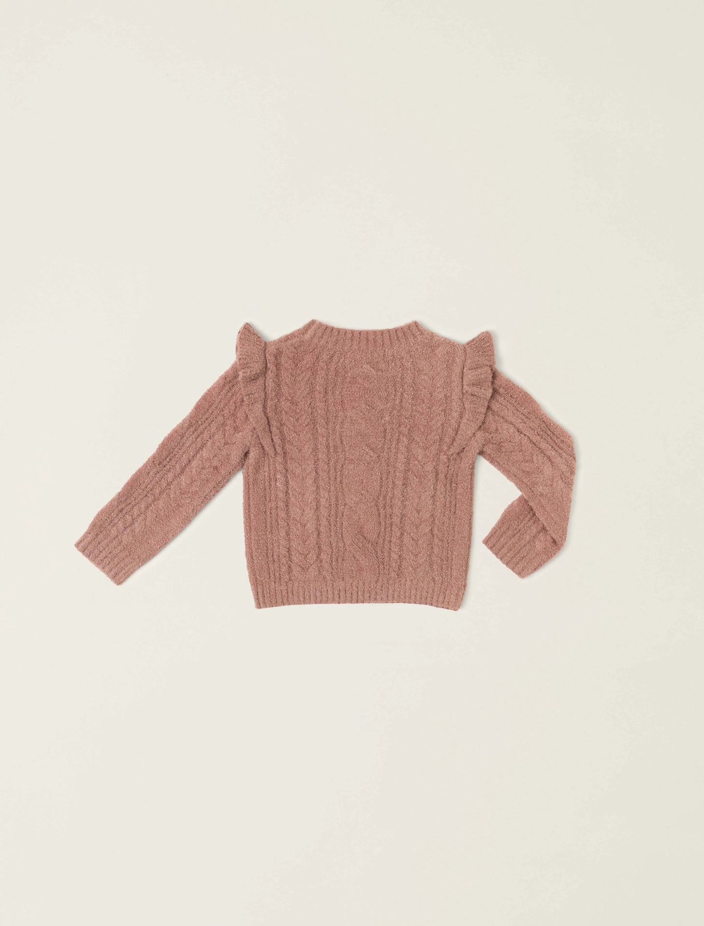 CozyChic Toddler Cable Pullover