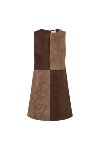 Sigrid Dress Faux Suede Mix
