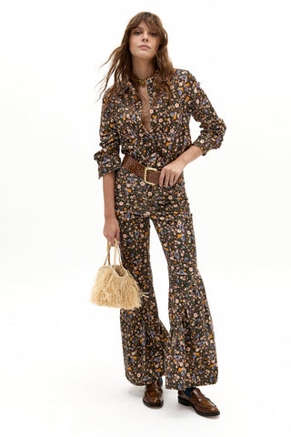 Archie Corduroy Shirt Daisy Fields Print