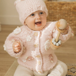 Flower Cardigan Sweater Blush Baby & Toddler
