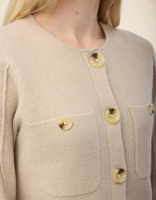 Rosalyn Sweater Jacket Sandbar