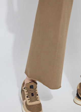 Erin Hi Waist Wide Leg Denim Antique Wash Smoked Olive