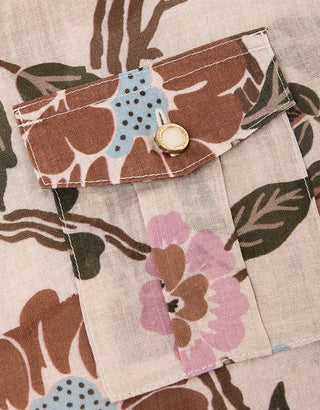 Claudette Blouse Japonica Floral Cream