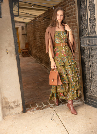 Siren Beverly Leather Satchel Brown