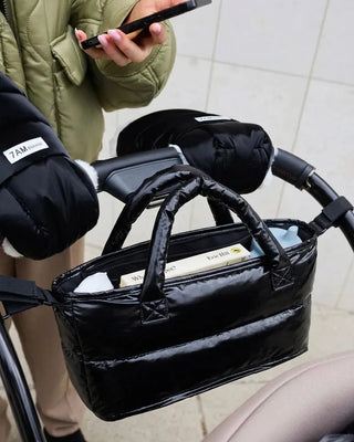 Romy Stroller Organizer Black Liquid Shine