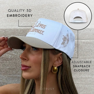 Our Lives His Canvas Taupe Hat O/S