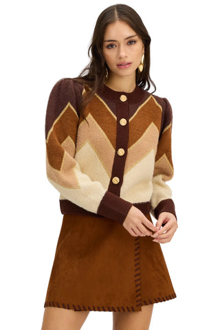 Whipstitch Ezra Skirt Chestnut