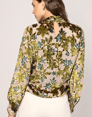 Erinne Velvet Blouse Veranda Starflower