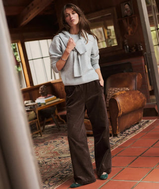 Allison Corduroy Trouser Dark Chocolate