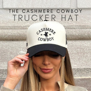 Black Cashmere Cowboy Hat O/S