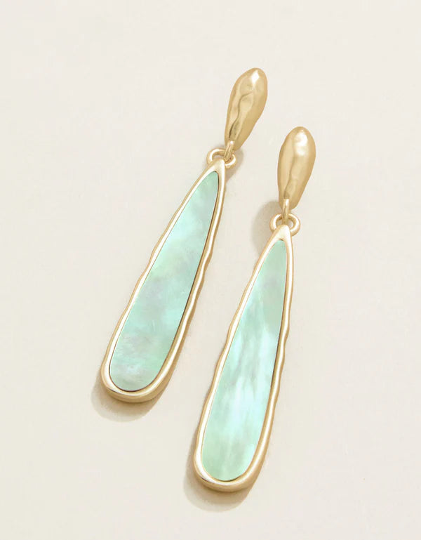 Drip Earrings Sea Foam