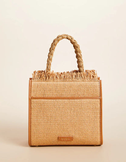 Woven Dune Satchel Hamilton Crab