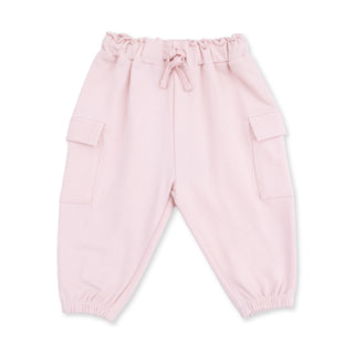 Solid Veiled Pink Fashion Cargo Pants