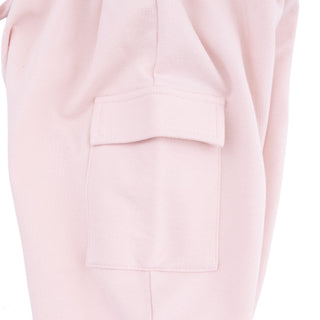 Solid Veiled Pink Fashion Cargo Pants