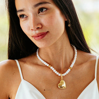 Berry Single Strand Necklace 16”+2” Pearl