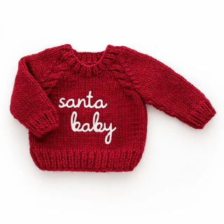 Santa Baby Sweater Crimson