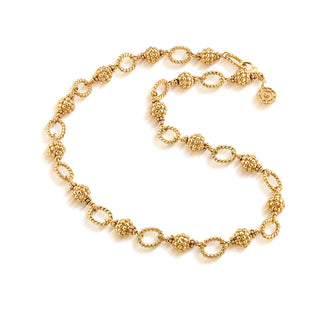 Berry Bead Chain 18” Gold