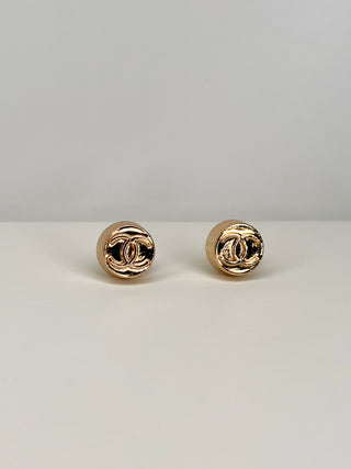 Chanel Gold Stud Earrings