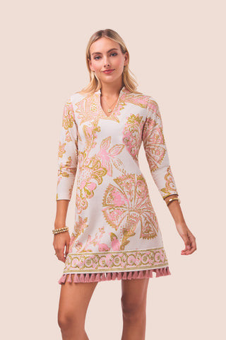 Kit Jersey Dress Castillo Jacobean Cream