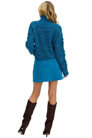 Daphne Sweater Teal Multi