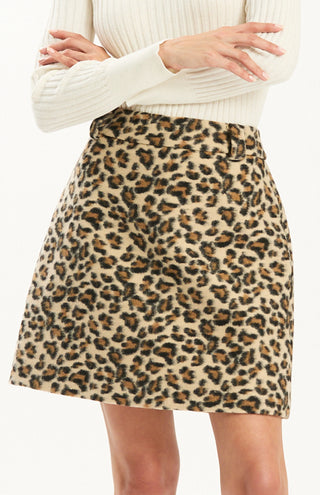 Twiggy Cheetah Skirt Multi